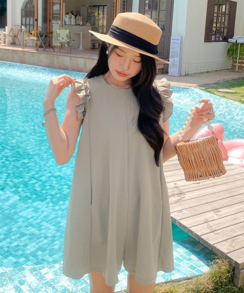 uvカット ラッシュガード オールインワン レディース : ZOZOTOWN Yahoo