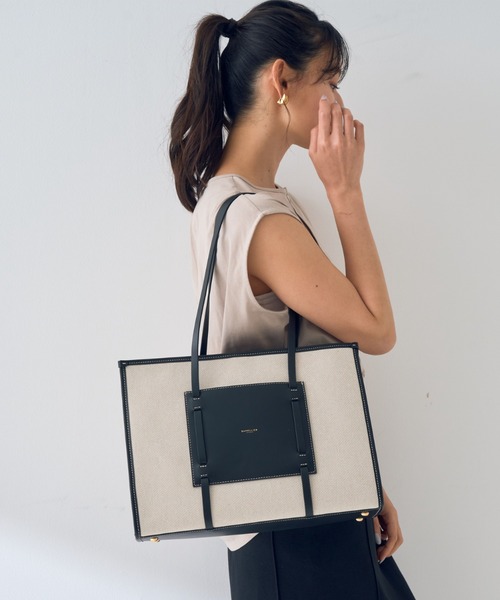 トートバッグ 「DEMELLIER/デメリエー」The Capri キャンパストートバッグ レディースの画像