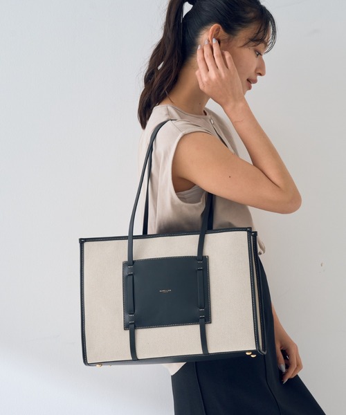 トートバッグ 「DEMELLIER/デメリエー」The Capri キャンパストートバッグ レディースの画像