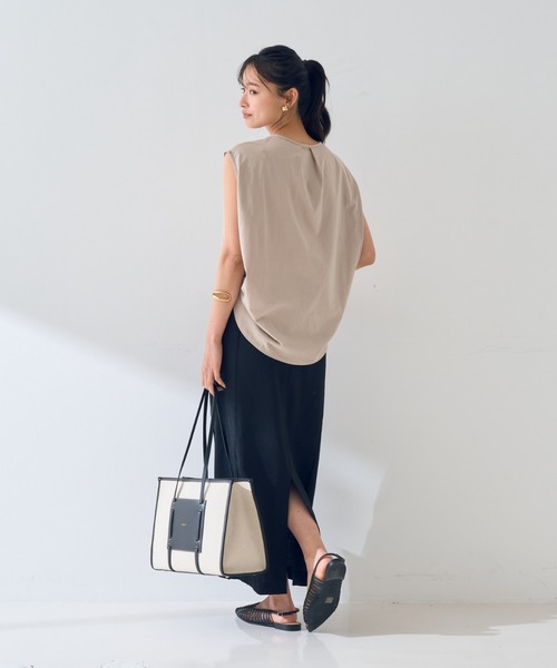 トートバッグ 「DEMELLIER/デメリエー」The Capri キャンパストートバッグ レディースの画像