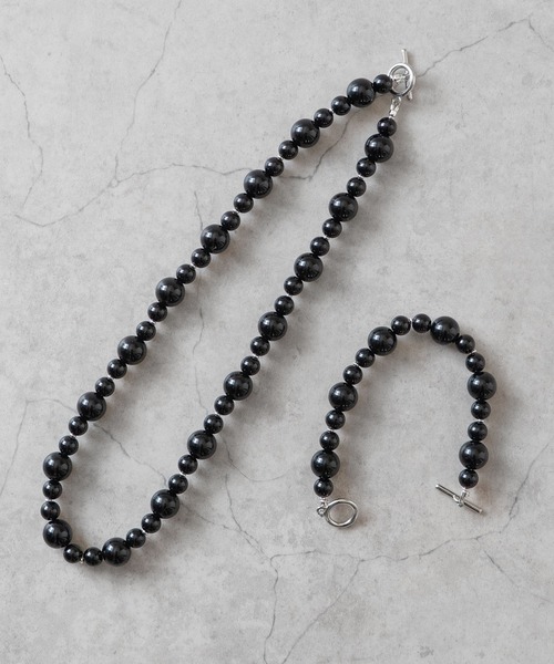 SENTI ネックレス JYUZU” NECKLACE 天然石”数珠”ネックレス
