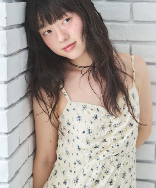 archives ワンピース 花柄フリルカットキャミワンピース