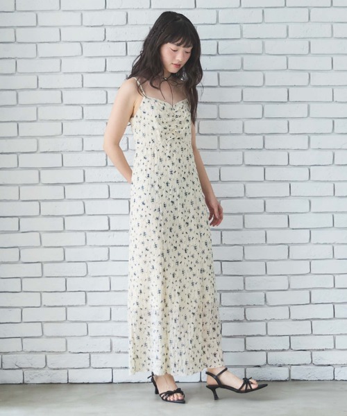 【Since Then】花柄フリルキャミソールワンピースきれい 楽天市場】花柄ワンピース アシンメトリー リボン飾り