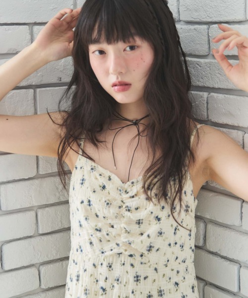 花柄スリットキャミワンピース | レディースファッション通販
