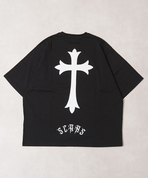 tシャツ ペイズリークロス アップリケ Tシャツ / Paisley Cross
