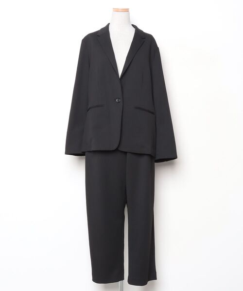 RUIRUE BOUTIQUE スーツ 黒 RUIRUE BOUTIQUE 「RUIRUE BOUTIQUE」 パンツスーツ 4L ブラック