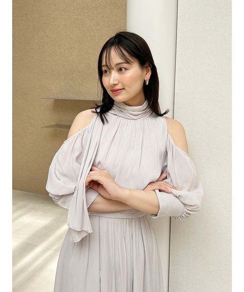 SNIDEL ワンピース コールドショルダーワンピース : ZOZOTOWN