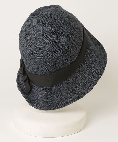 ランバン LANVIN★帽子 ハット 黒 リボン付き 新品・未使用品 LANVIN en Bleu ランバンオンブルー 帽子 ハット リボン - メルカリ