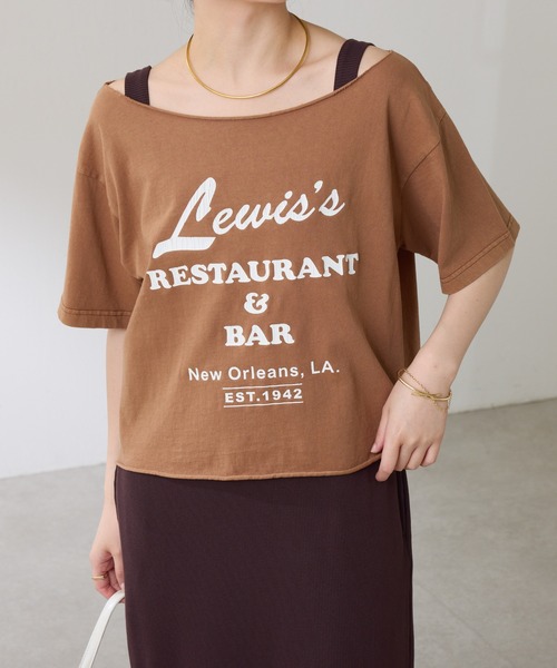 tシャツ TENNESSEE /カットオフロゴTシャツ レディース