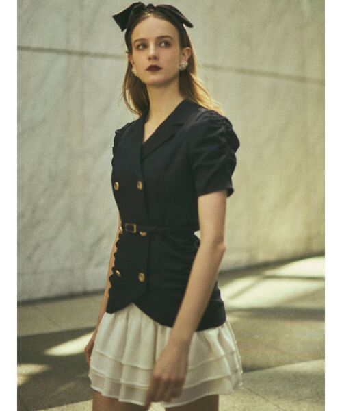 RESEXXY（リゼクシー） ワンピース ヘムフリルテーラードミニ