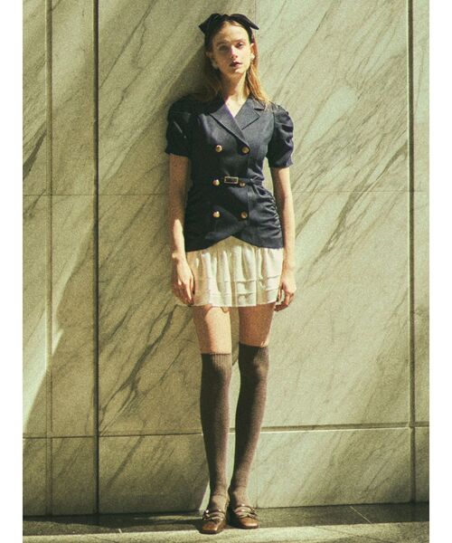 RESEXXY（リゼクシー） ワンピース ヘムフリルテーラードミニ