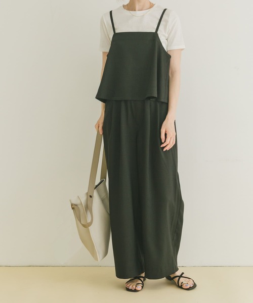 新品タグ付き★アーバンリサーチ　撥水サロペット URBAN RESEARCH（アーバンリサーチ）の「ストレッチ撥水
