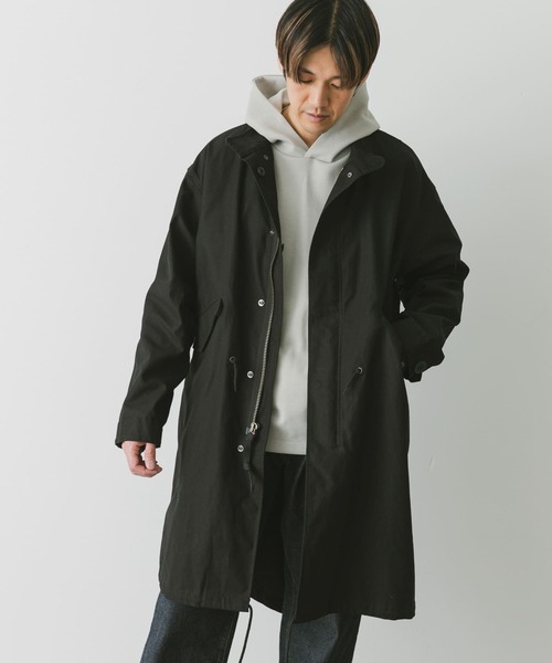 「URBAN RESEARCH DOORS」 モッズコート LARGE オリーブ メンズ_画像3