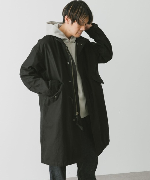 「URBAN RESEARCH DOORS」 モッズコート LARGE オリーブ メンズ_画像7