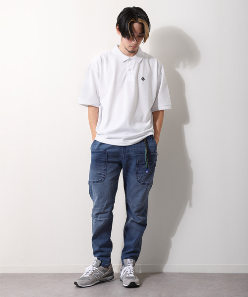 「GERRY」 デニムパンツ MEDIUM カーキ メンズ