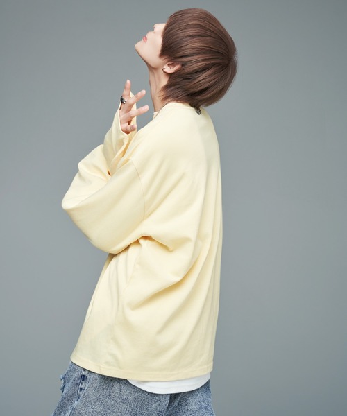ADRER 「ADRER」 長袖Tシャツ MEDIUM ホワイト メンズ