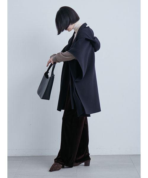 MIESROHE（ミースロエ） パンツ ウォッシャブルベロアイージーPT