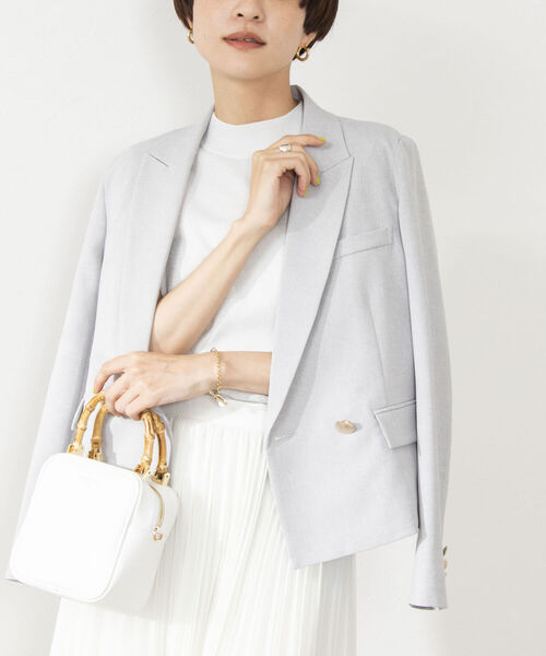 【美品】NOLLEY'S sophi ジレ　アイボリー NOLLEY'S｜ウォッシャブルシアーシルクライトジャケット