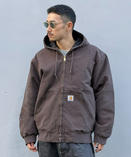 ジャケット・アウター Carhartt Active Jacket XL カーハート アクティブジャケット ブラウン 表記(XL TALL) | すべての
