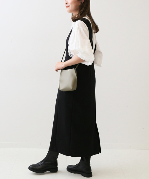 SLOBE IENA（スローブイエナ） サロペットスカート 36 ブラック