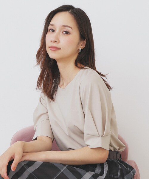 index（インデックス） tシャツ パフスリーブトップス「洗濯機洗い可