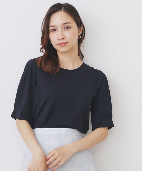 index（インデックス） tシャツ パフスリーブトップス「洗濯機洗い可