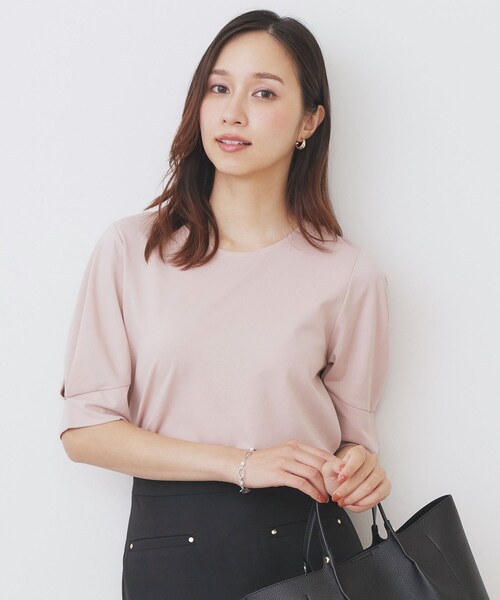 index（インデックス） tシャツ パフスリーブトップス「洗濯機洗い可