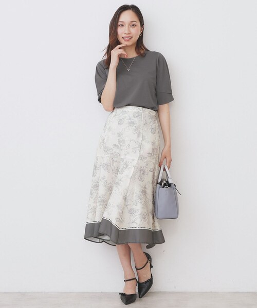 index（インデックス） tシャツ パフスリーブトップス「洗濯機洗い可