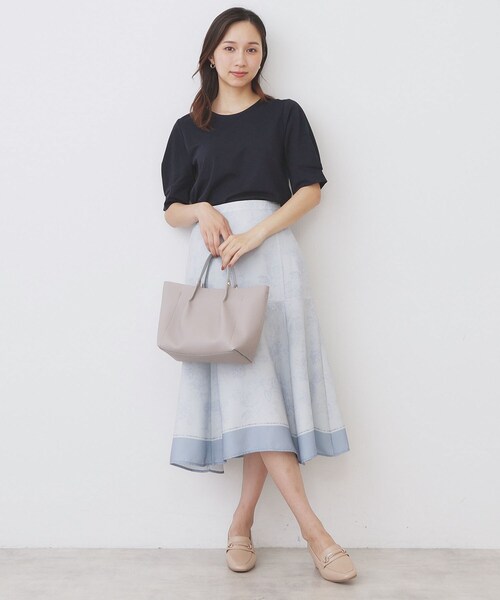 購入から数回使用しただけですのできれいです。 index（インデックス） tシャツ パフスリーブトップス「洗濯機洗い可