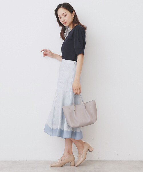 index（インデックス） tシャツ パフスリーブトップス「洗濯機洗い可