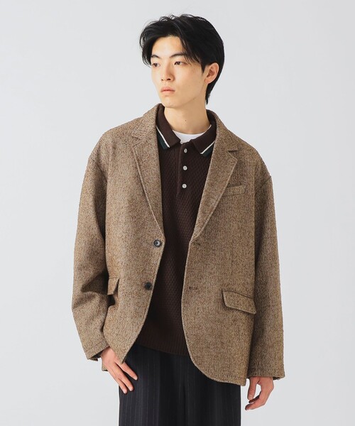 BEAMS HEART ジャケット テーラードジャケット ルーズフィット