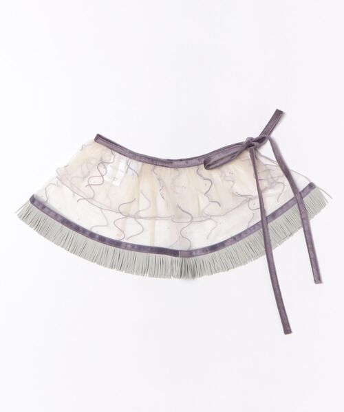 PoI つけ襟 付け襟 「POI」Tulle collar skirt 4way チュール付け襟