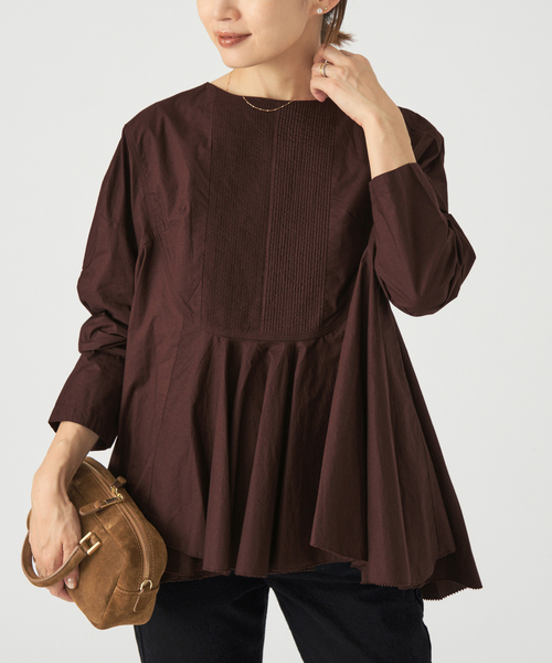 IENA（イエナ） ブラウス シャツ AAYUSHI/アユーシ 別注 フロント