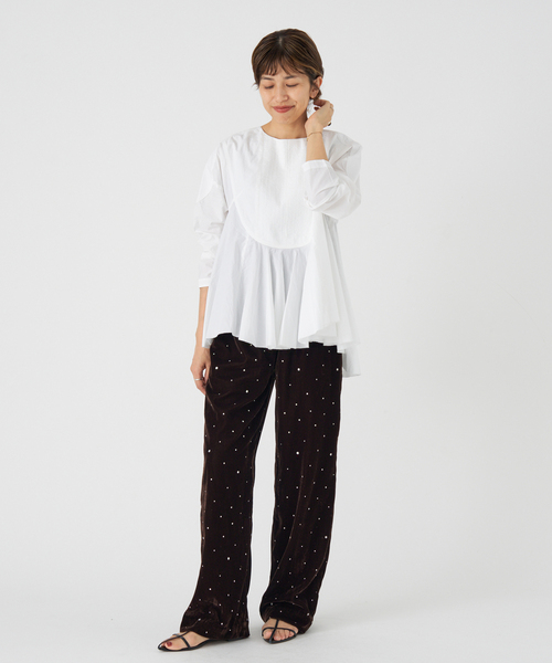 IENA（イエナ） ブラウス シャツ AAYUSHI/アユーシ 別注 フロント