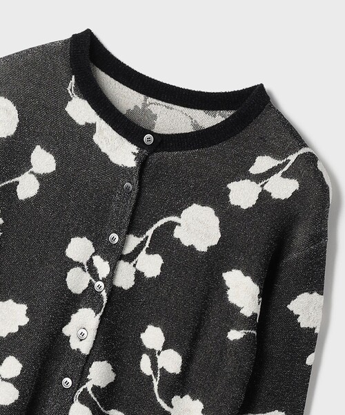 フクレジャガードニットカーディガン GRACE CONTINENTAL｜フクレジャガードニットカーディガン | Rakuten