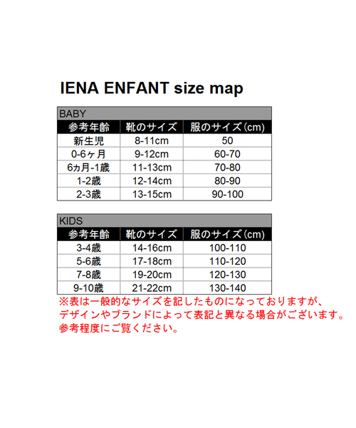 IENA ENFANT（イエナアンファン） ワンピース 「追加2」「BASIC」3way