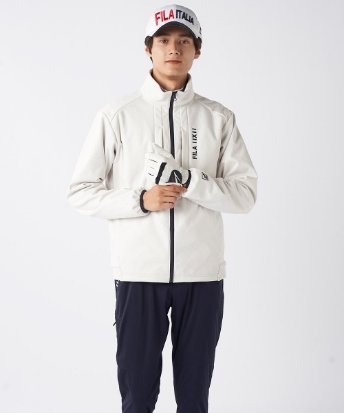 FILA GOLF ボンディングブルゾン+パンツ 上下セット gtd FILA GOLF ブルゾン アウター 「FILAGOLF/フィラゴルフ」キルト3層