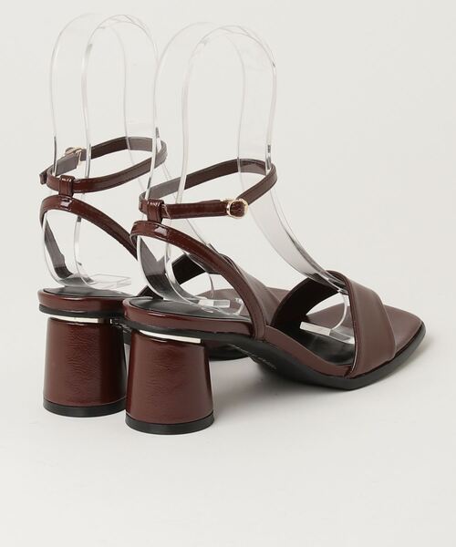 「ODETTE E ODILE」 ヒールサンダル 23cm シルバー レディース_画像2