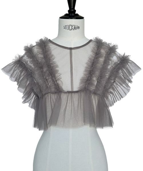 RUIRUE BOUTIQUE（ルイルエブティック） コンビワンピース LL グレー