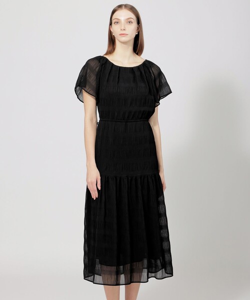 EPOCAワンピース黒サイズ40 EPOCA(エポカ) ワンピース サイズ40 M レディース美品 - 黒