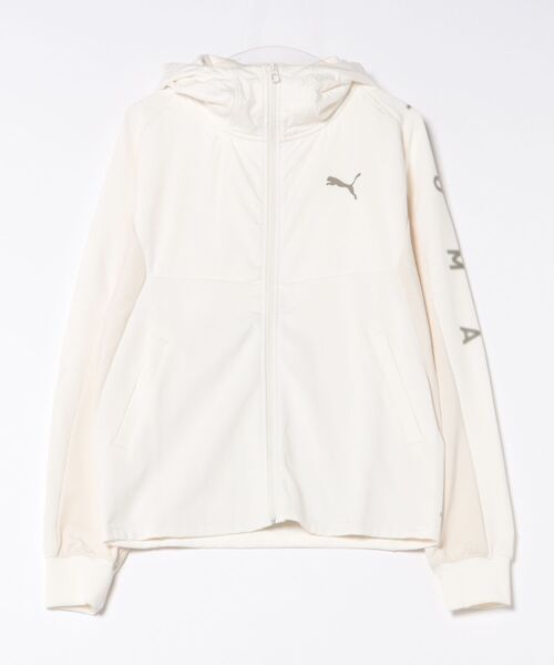 ま*ん様 PUMA ホワイトレザージャケット PUMA（プーマ） コート ジャケット 「PUMA」TAD ニット JKT メンズ