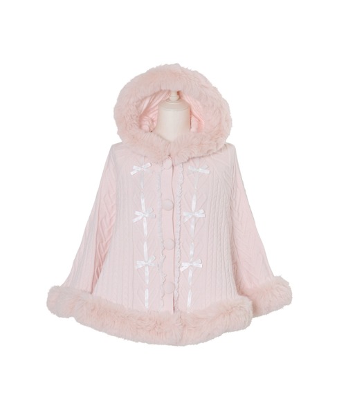 mellfy memory（メルフィーメモリー） ポンチョ Fluffy Meringue