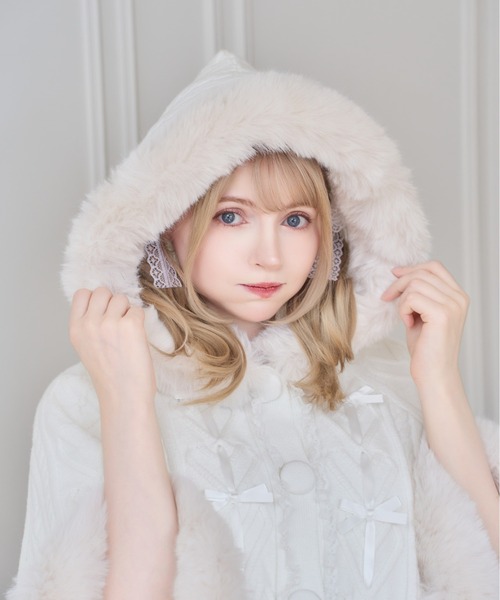 mellfy memory（メルフィーメモリー） ポンチョ Fluffy Meringue