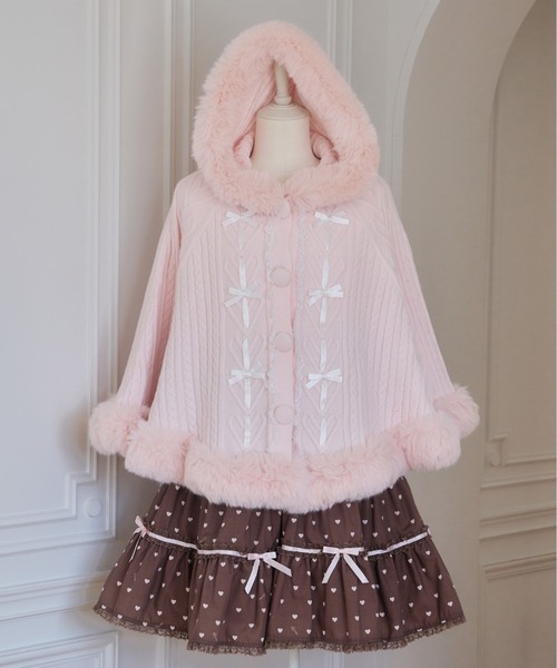 mellfy memory（メルフィーメモリー） ポンチョ Fluffy Meringue