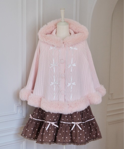 mellfy memory（メルフィーメモリー） ポンチョ Fluffy Meringue