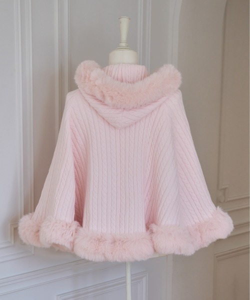 mellfy memory（メルフィーメモリー） ポンチョ Fluffy Meringue