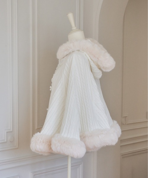 mellfy memory（メルフィーメモリー） ポンチョ Fluffy Meringue