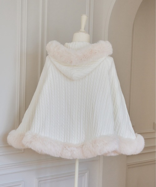 mellfy memory（メルフィーメモリー） ポンチョ Fluffy Meringue