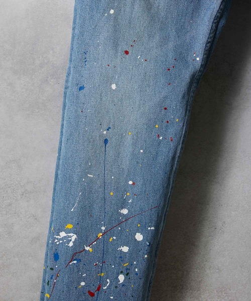 NUMBER(N)INE CRASH PAINT SKINNY Lサイズ L] Number Nine Distressed Denim Jeans Black – StylisticsJapan.com