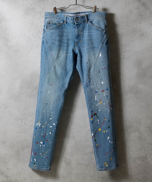 サイズ４　ナンバーナイン　ペンキ　デニム　NUMBERNINE　ペンキデニム NUMBER (N)INE（ナンバーナイン） ジーンズ HAND PAINTED TAPERED